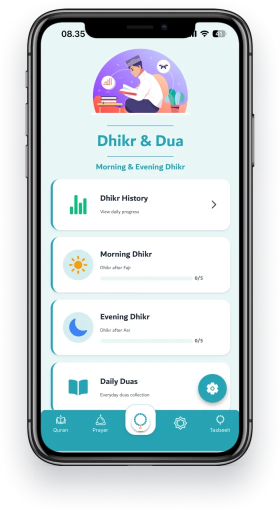 Dzikir App: Dzikir App: Free Dhikr App, Digital Tasbih, Quran & Prayer Times